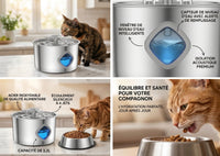 Fontaine Liore Inox 3,2L — L'eau qu'il mérite